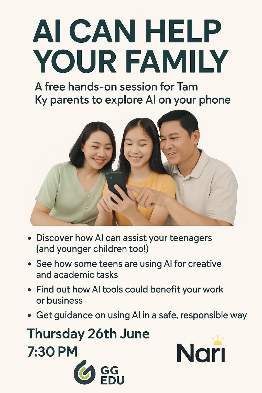 AI Can Help Your Family event lead image